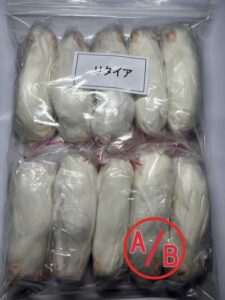 冷凍リタイアマウス（約10cm～40g）Ａ/Ｂ級品/10匹